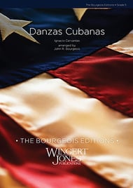 cover Danzas Cubanas Concert Band sheet music cover